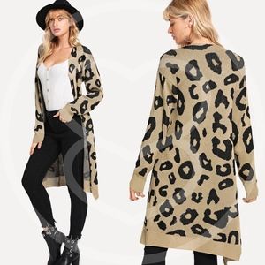 Sweaters - SYBIL Animal print Cardigan Sweaters - SYBIL Animal print Cardigan